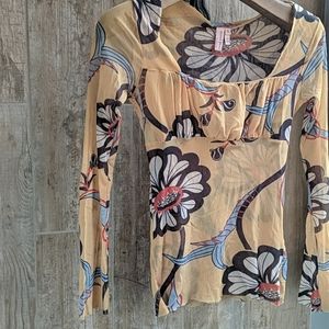 Floral Patterned Long Sleeve